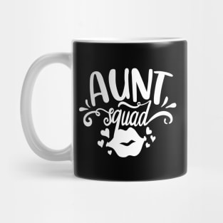 Aunt Squad white Mug